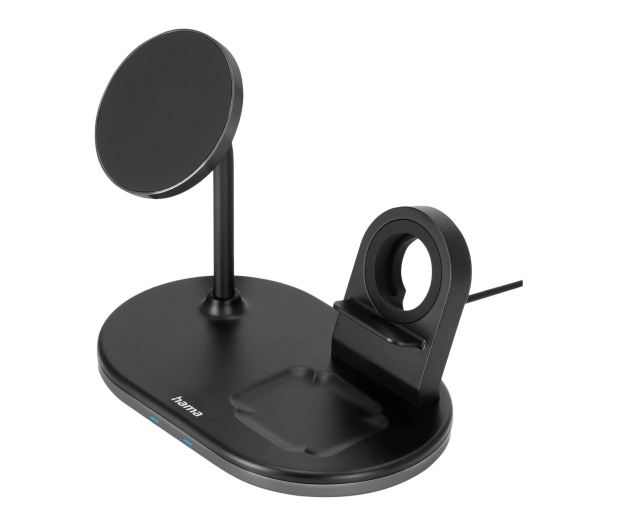 HAMA ŁADOWARKA INDUKCYJNA 3w1 "MagCharge Multi" 15 W, CZARNA - 1318746 - zdjęcie